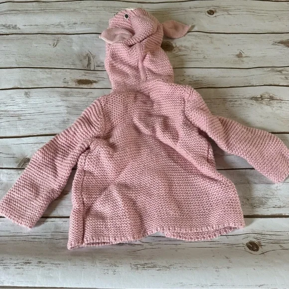 Mini boden bunny knit sweater vguc 6/12 - Picture 6 of 6